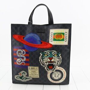 ๏ผง๏ฝ๏ฝ๏ฝ๏ฝ Gucci Night Courier Soft GG Supreme Tote